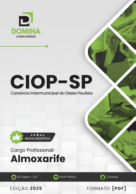 Apostila Almoxarife CIOP SP 2025