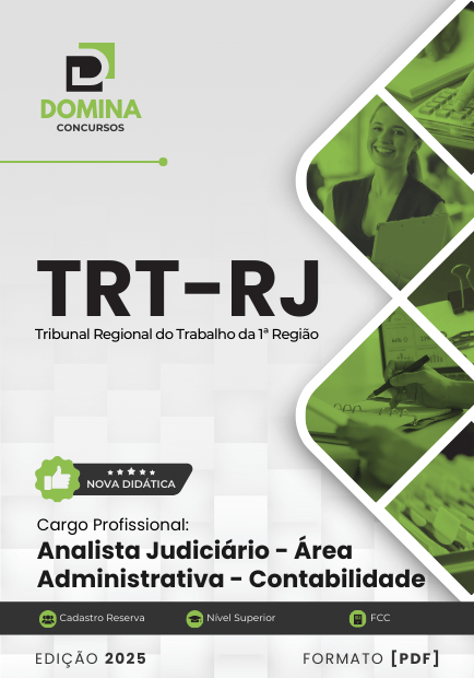Apostila Analista Judiciário Contabilidade TRT RJ 2025