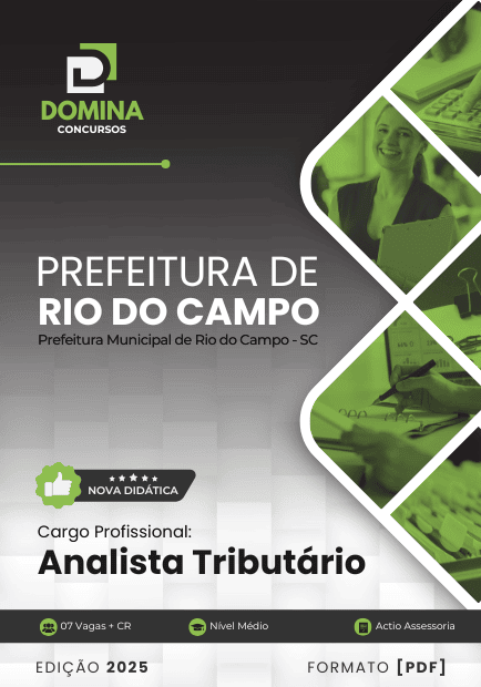 Apostila Analista Tributário Rio do Campo SC 2025
