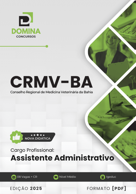 Apostila Assistente Administrativo CRMV BA 2025