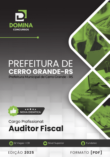 Apostila Auditor Fiscal Cerro Grande RS 2025