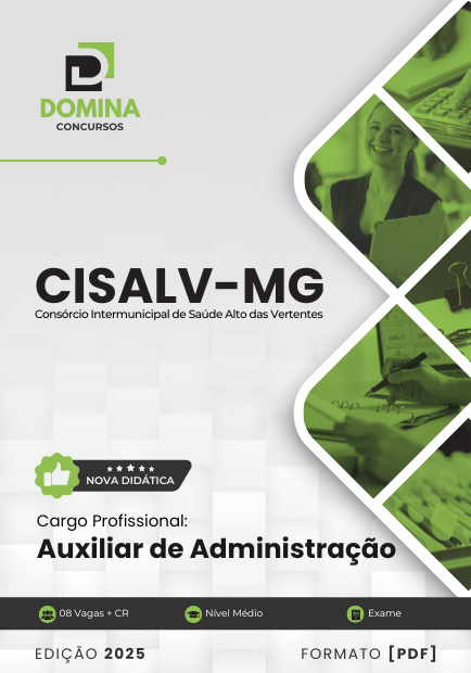 Apostila Auxiliar de Administração CISALV MG 2025