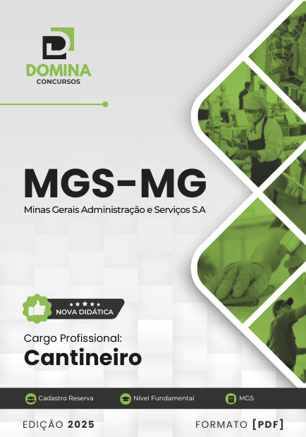 Apostila Cantineiro MGS MG 2025