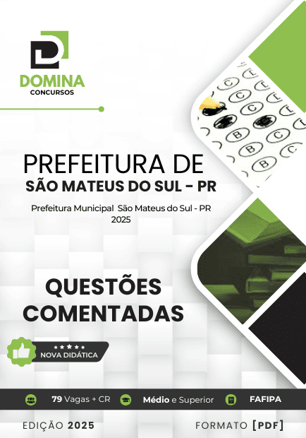 100 Questões Comentadas São Mateus do Sul PR 2025