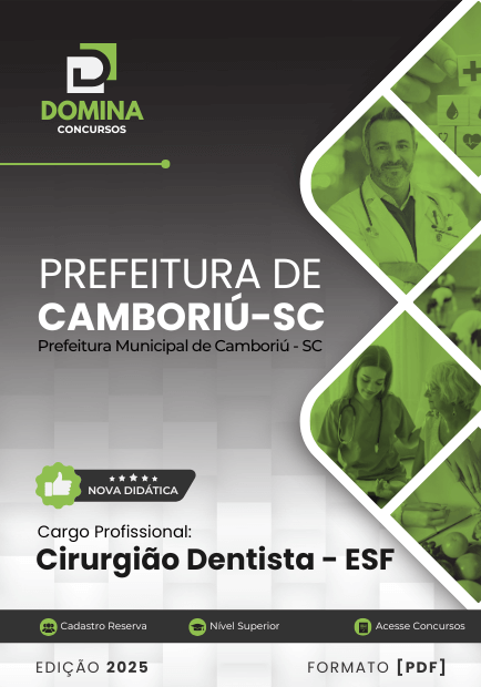 Apostila Cirurgião Dentista ESF Camboriú SC 2025