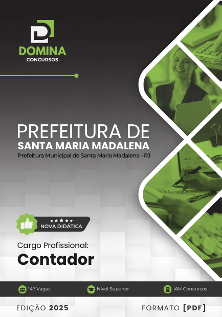 Apostila Contador Santa Maria Madalena RJ 2025