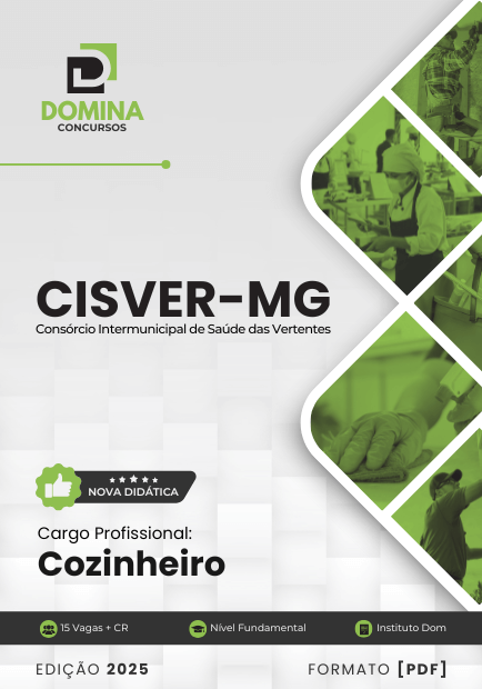 Apostila Cozinheiro CISVER MG 2025
