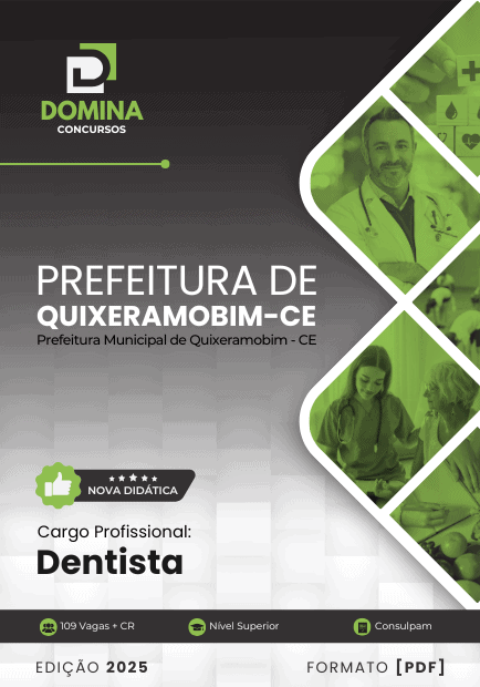 Apostila Dentista Quixeramobim CE 2025