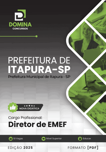 Apostila Diretor Itapura SP 2025