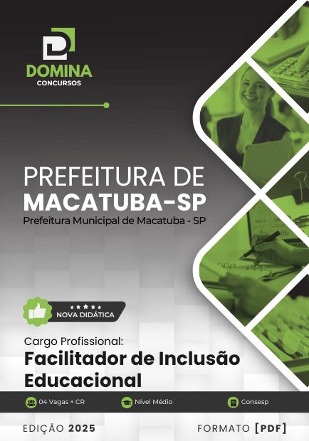 Apostila Facilitador de Inclusão Educacional Macatuba SP 2025