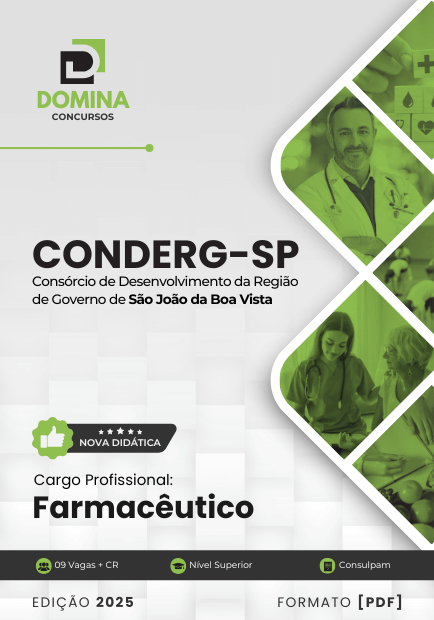 Apostila Farmacêutica CONDERG SP 2025