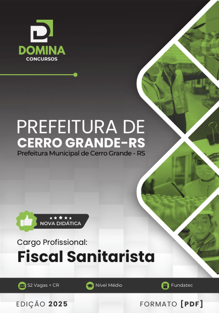 Apostila Fiscal Sanitarista Cerro Grande RS 2025