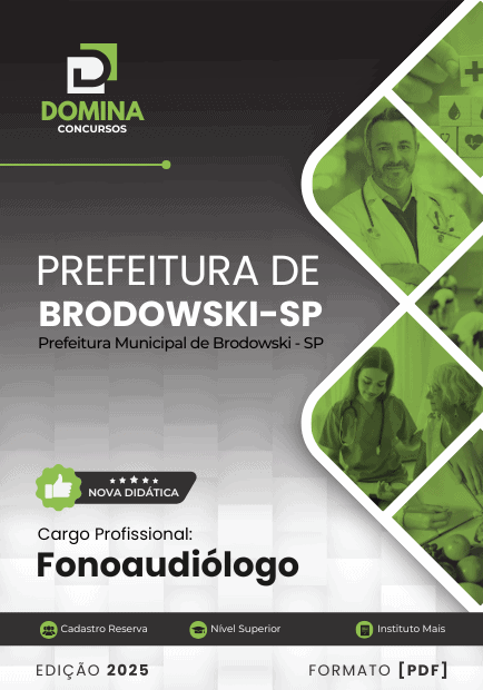 Apostila Fonoaudiólogo Brodowski SP 2025