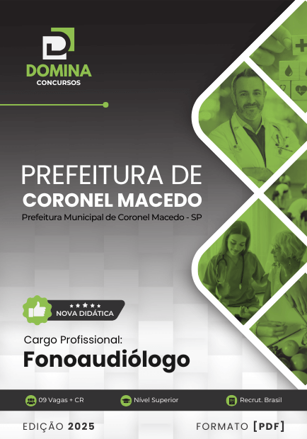 Apostila Fonoaudiólogo Coronel Macedo SP 2025