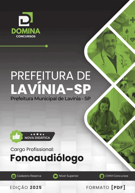 Apostila Fonoaudiólogo Lavínia SP 2025