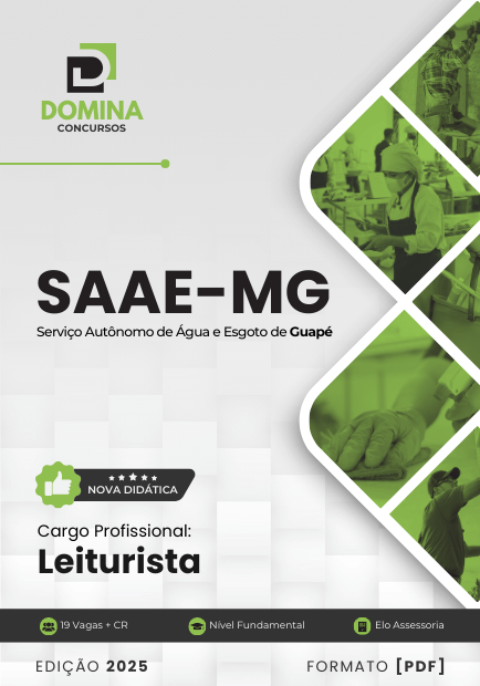 Apostila Leiturista SAAE Guapé MG 2025