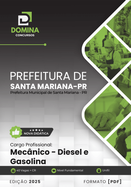 Apostila Mecânico Santa Mariana PR 2025
