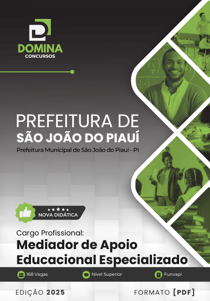 Apostila Mediador Apoio Educacional São João do Piauí PI 2025