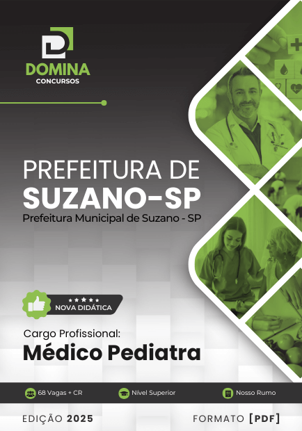 Apostila Médico Pediatra Suzano SP 2025