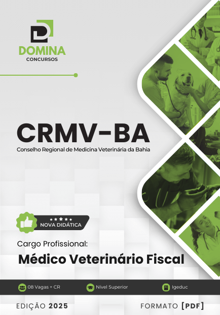 Apostila Médico Veterinário Fiscal CRMV BA 2025