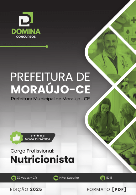 Apostila Nutricionista Moraújo CE 2025