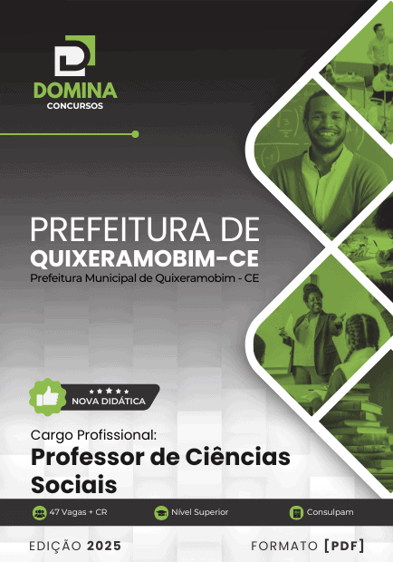 Apostila Professor Ciências Sociais Quixeramobim CE 2025