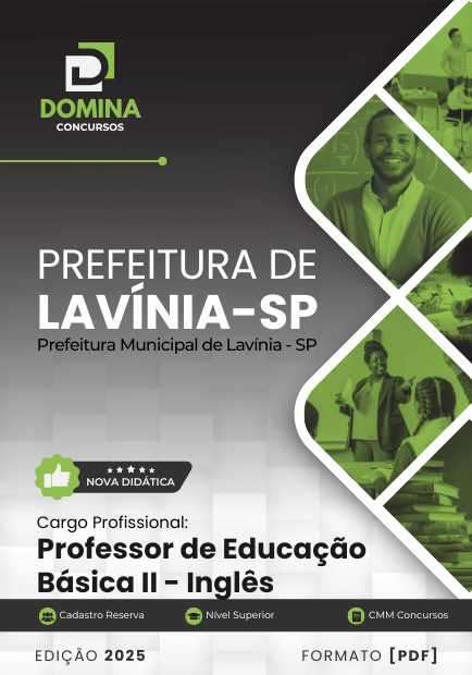 Apostila Professor de Inglês Lavínia SP 2025
