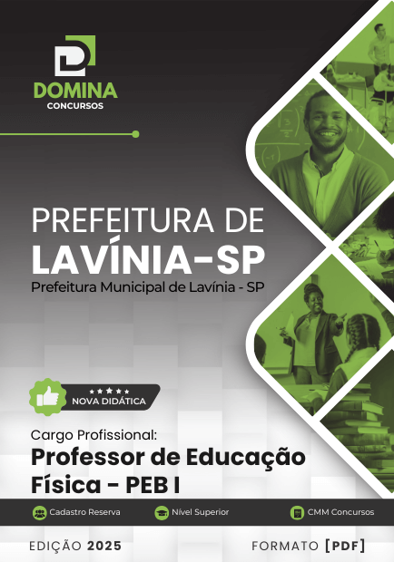 Apostila Professor de Educação Física Lavínia SP 2025