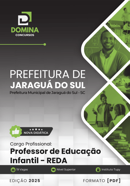Apostila Professor de Educação Infantil Jaraguá do Sul SC 2025