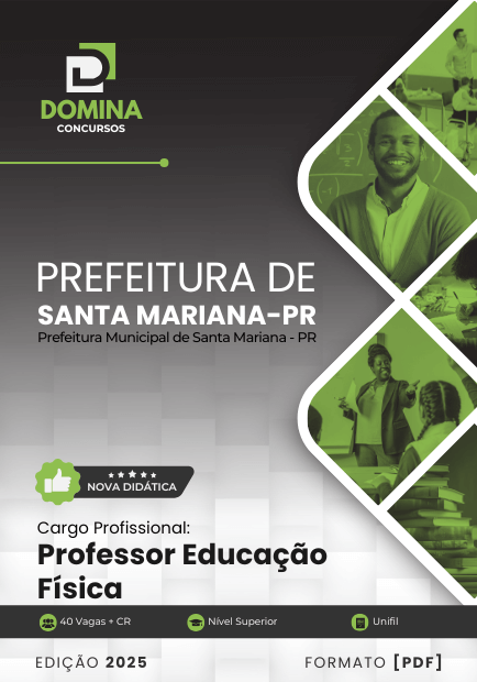 Apostila Professor de Educação Física Santa Mariana PR 2025