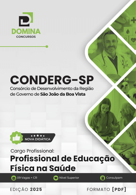Apostila Profissional de Educação Física CONDERG SP 2025