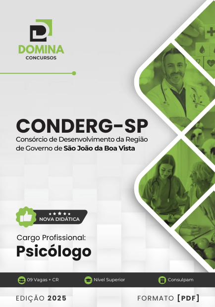 Apostila Psicólogo CONDERG SP 2025