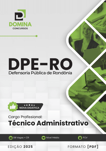 Apostila Técnico Administrativo DPE RO 2025