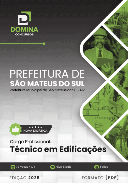 Apostila Técnico em Edificações São Mateus do Sul PR 2025