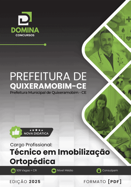 Apostila Técnico Imobilização Ortopédica Quixeramobim CE 2025
