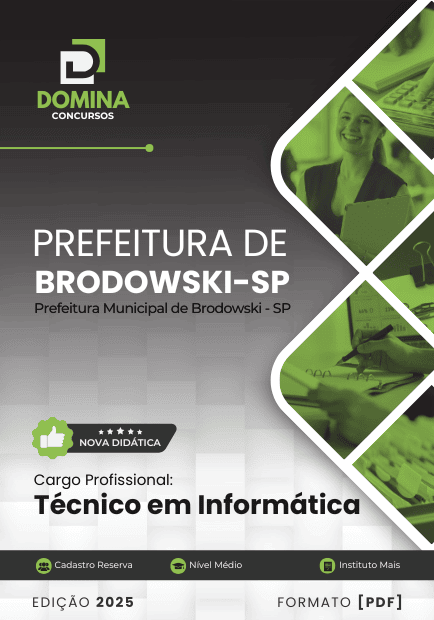 Apostila Técnico em Informática Brodowski SP 2025