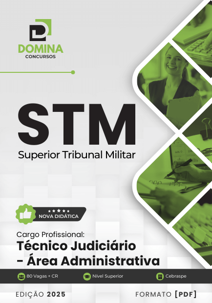 Apostila Técnico Judiciário Administrativa STM 2025