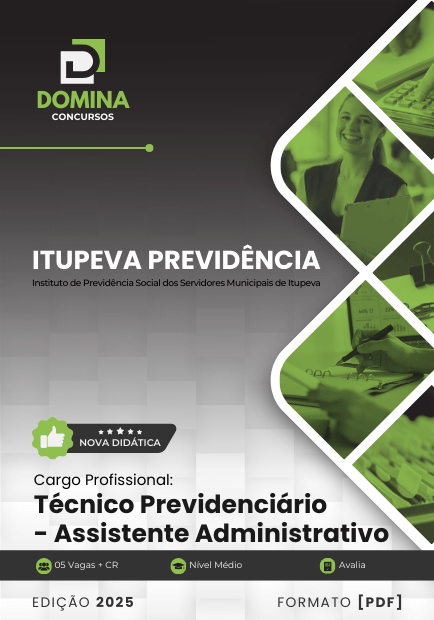 Apostila Assistente Administrativo Itupeva Previdência SP 2025