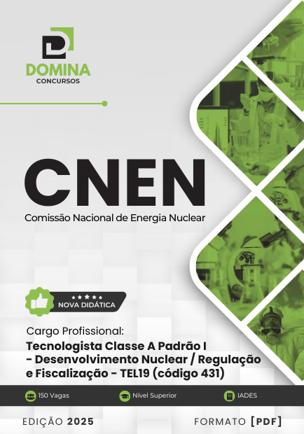 Apostila Tecnologista Desenvolvimento Nuclear TEL19 CNEN 2025