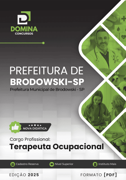 Apostila Terapeuta Ocupacional Brodowski SP 2025