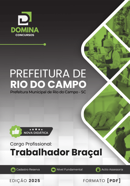 Apostila Trabalhador Braçal Rio do Campo SC 2025