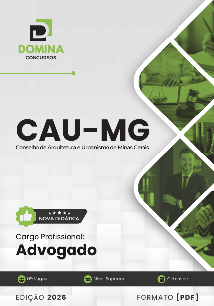 Apostila Advogado CAU MG 2025