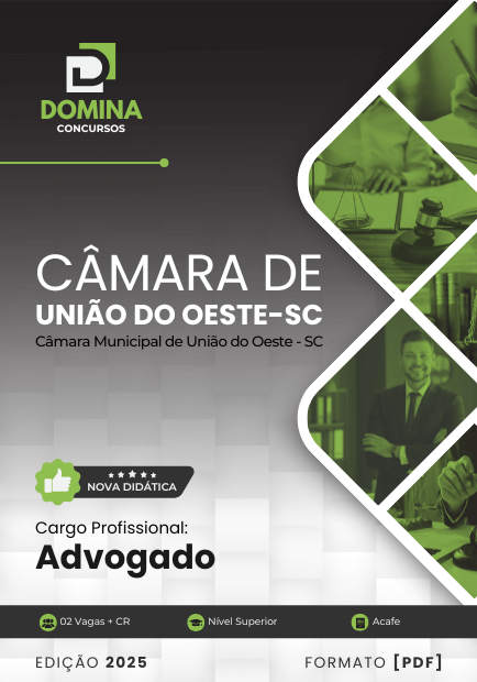 Apostila Advogado Câmara União do Oeste SC 2025