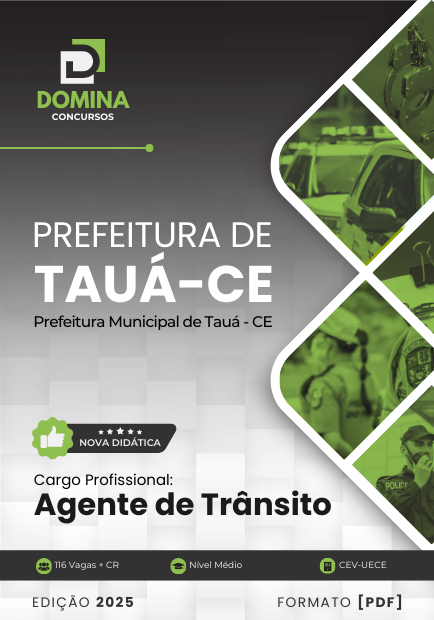 Apostila Agente de Trânsito Tauá CE 2025