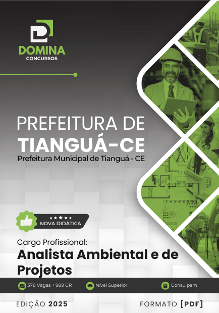 Apostila Analista Ambiental e Projetos Tianguá CE 2025