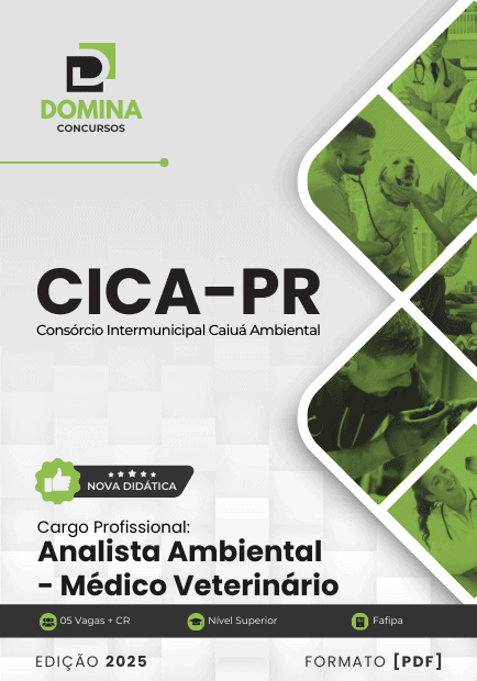Apostila Analista Ambiental - Médico Veterinário CICA PR 2025