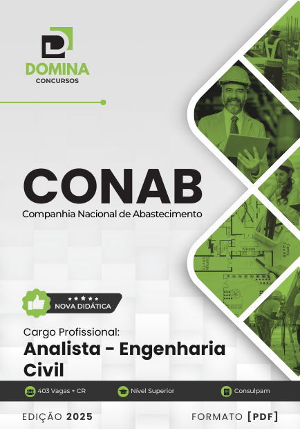 Apostila Analista Engenharia Civil CONAB 2025