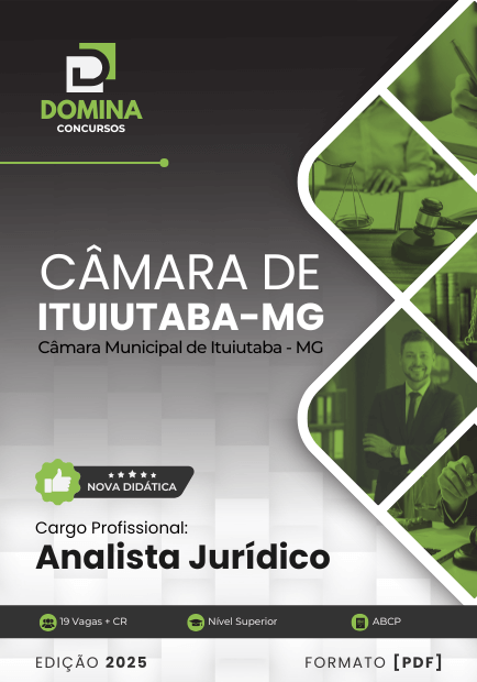 Apostila Analista Jurídico Câmara Ituiutaba MG 2025