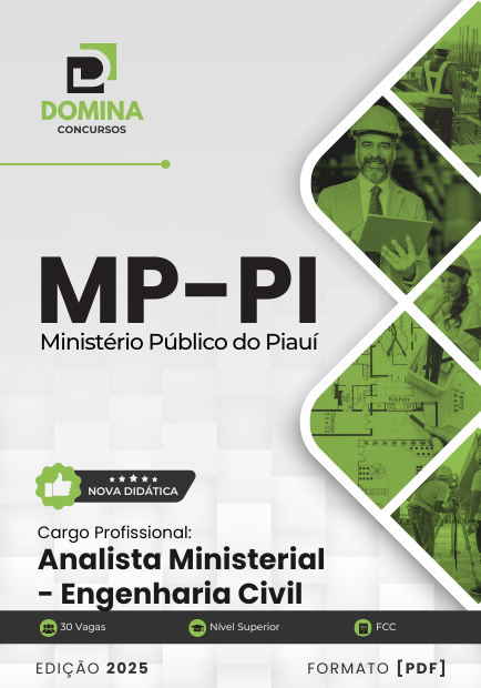 Apostila Analista Ministerial - Engenharia Civil MP PI 2025