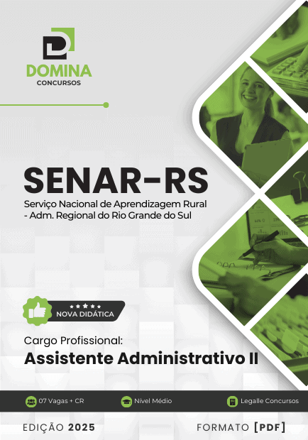 Apostila Assistente Administrativo II SENAR RS 2025